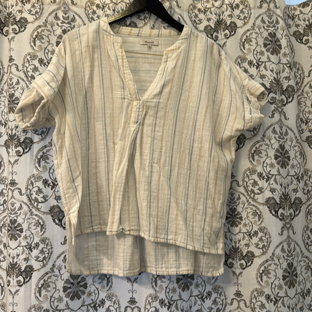 Madewell Stripped Blouse